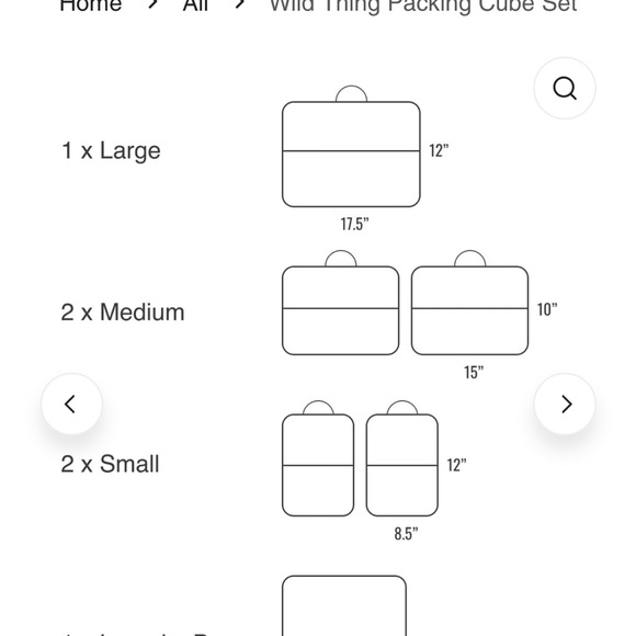 Leopard Print Packing Cubes Set - Picture 2 of 3